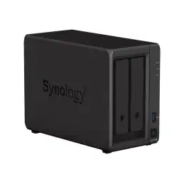 Synology Disk Station - Serveur NAS - 2 Baies - RAID RAID 0, 1, JBOD - RAM 2 Go - Gigabit Ethernet - iSCSI s... (DS723+)_3